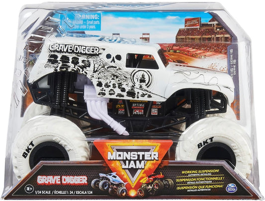 Monster Jam Vehículos Die Cast 1:24, Grave Digger