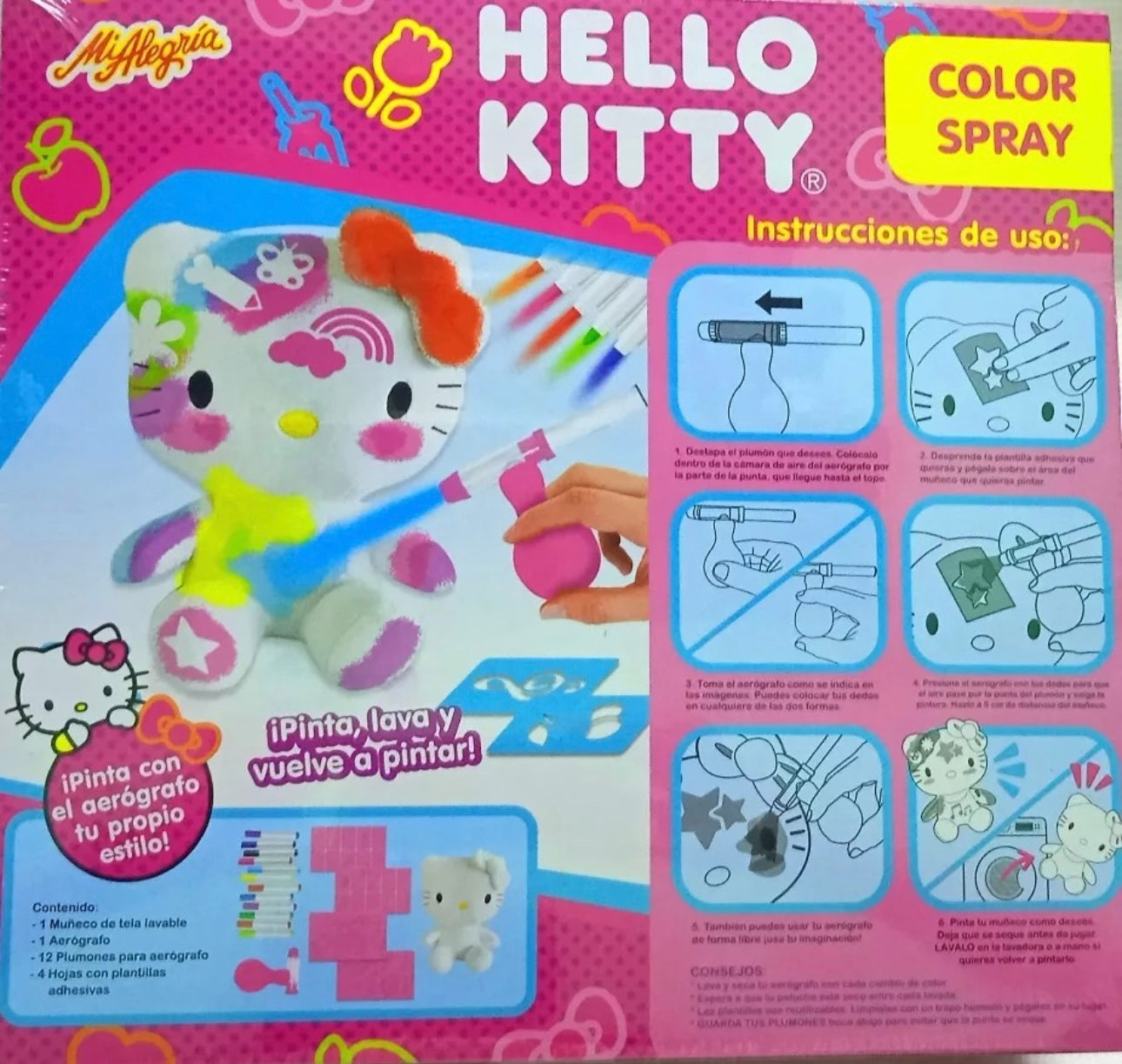 Hello Kitty Color Spray (Peluche) Mi Alegría