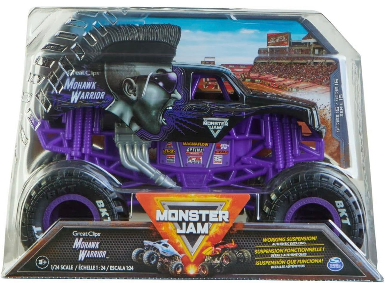 Monster Jam Vehículos Die Cast 1:24, Grave Digger