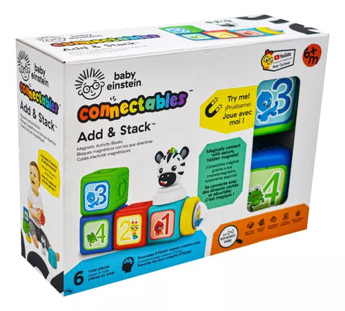 Add And Stack Baby Einstein Connectable Magnetic Cubes