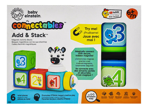 Add And Stack Baby Einstein Connectable Magnetic Cubes