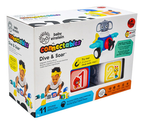 Connectable Magnetic Cubes Dive And Soar Baby Einstein Color Multicolor Med