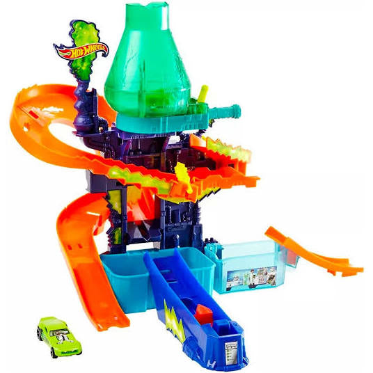 Hot Wheels City Color Shifters Scientific Laboratory Toy Track