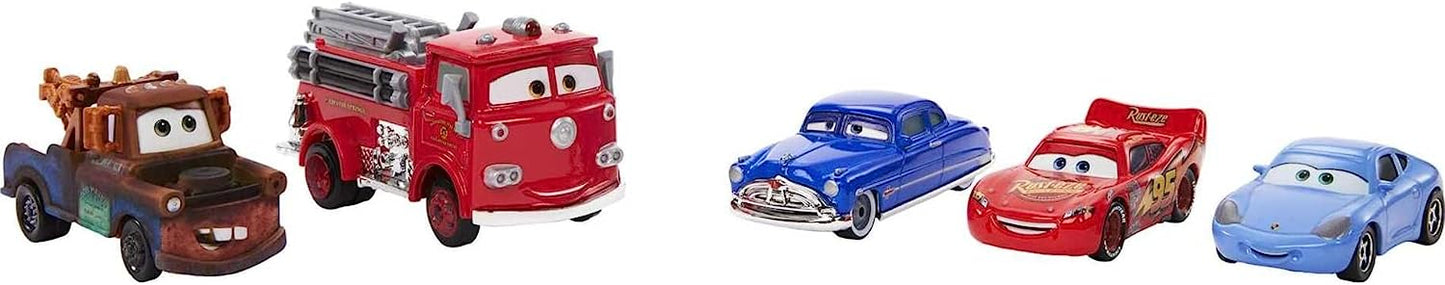 Disney Pixar Cars Pack of 5 Collectible Vehicles 