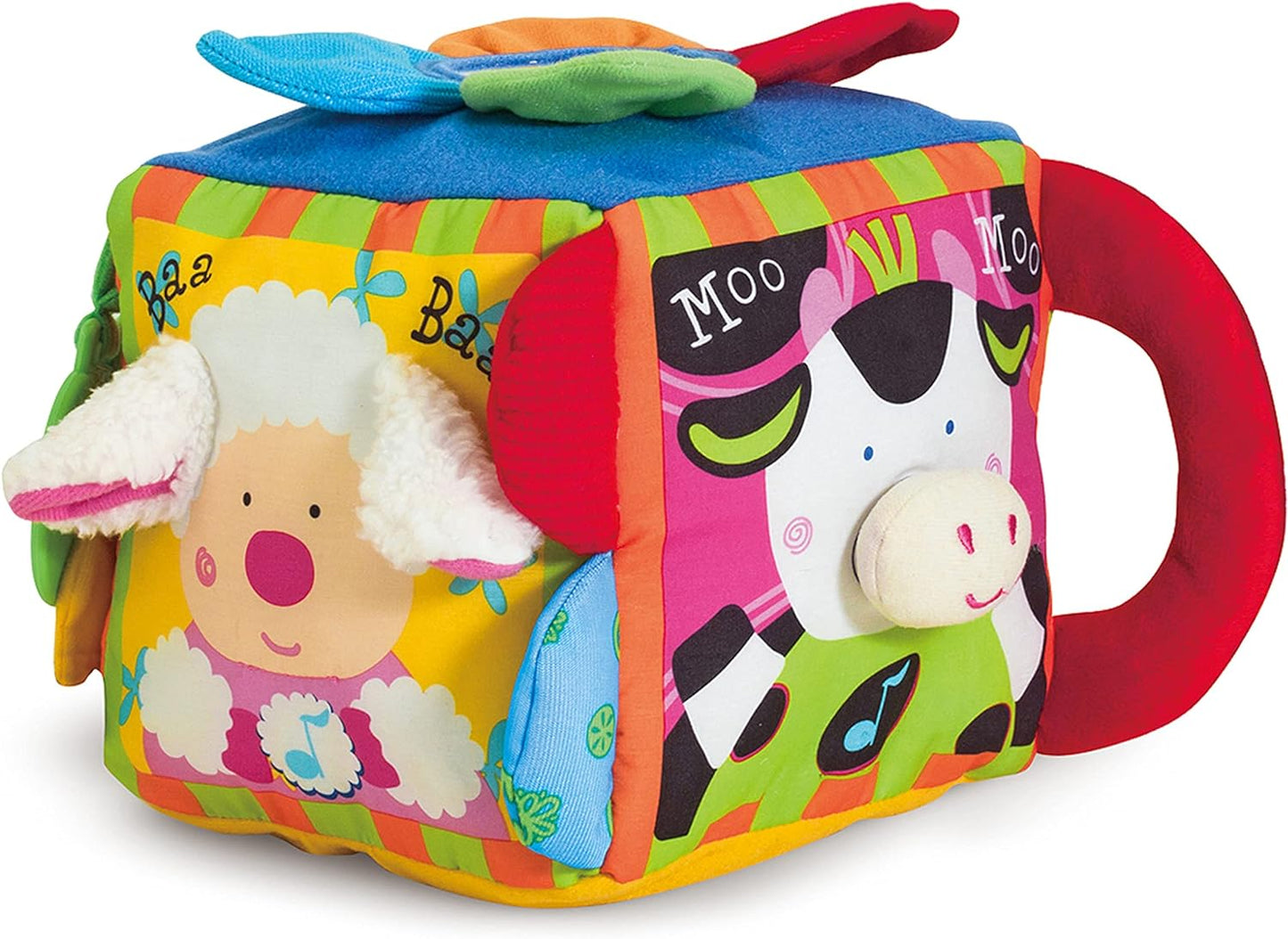 Melissa &amp; Doug K's Kids - Musical Farm Cube (Educational Toy for Babies) 