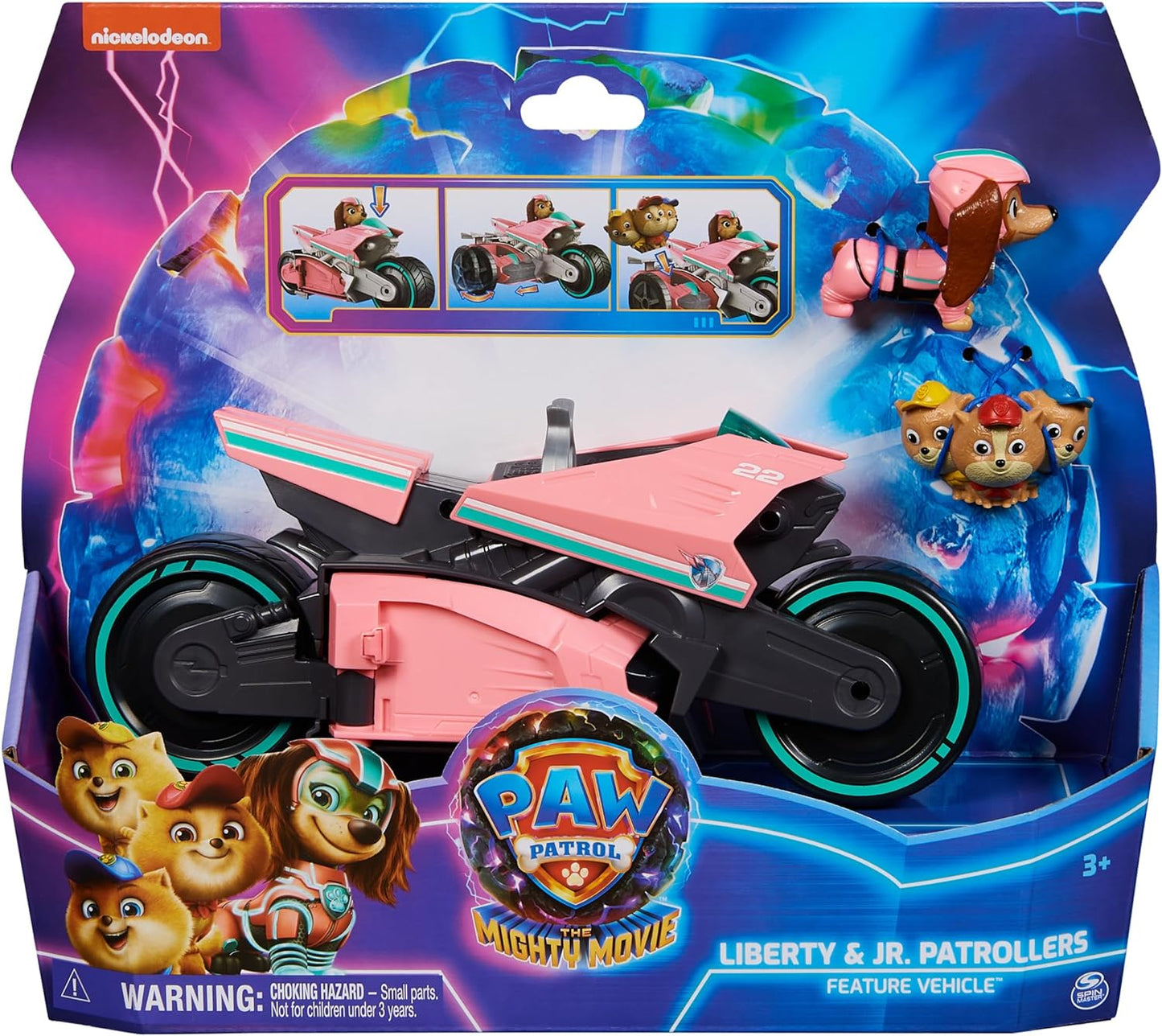 Paw Patrol Moto de Liberty Mini Patrulla Canina