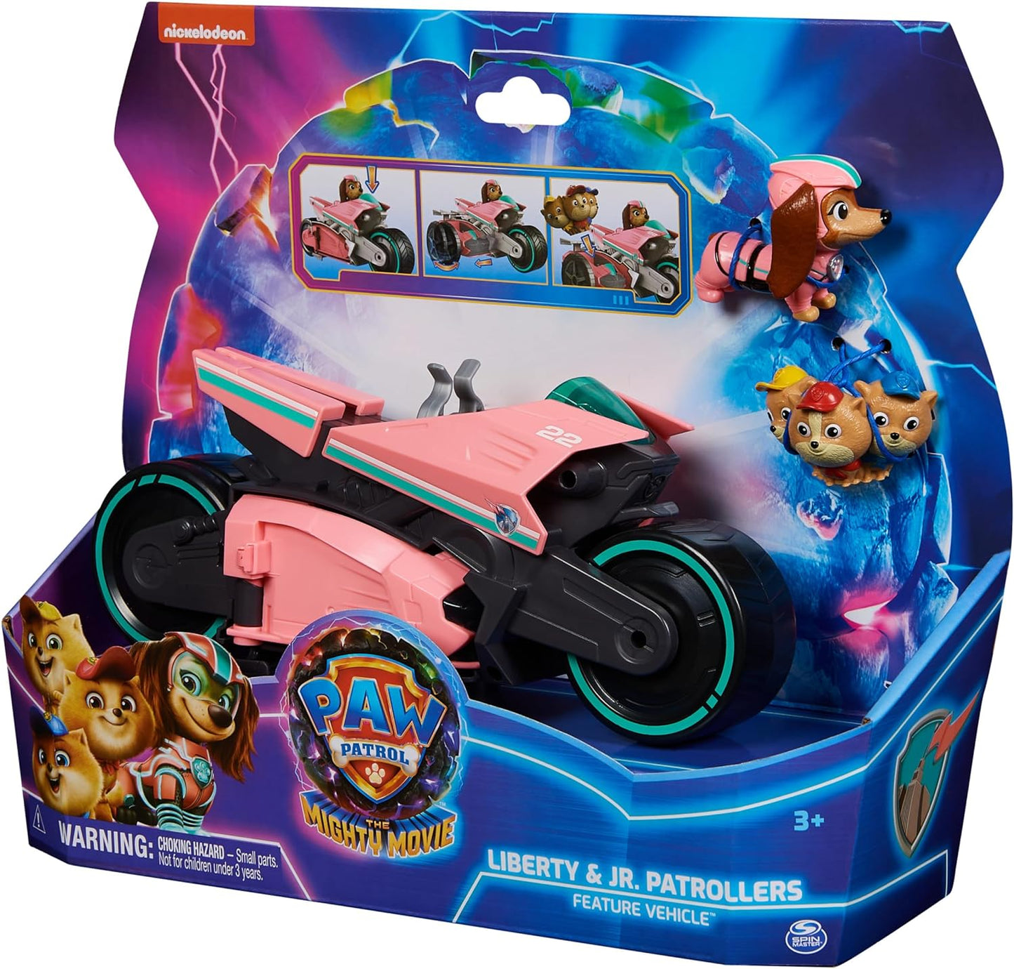 Paw Patrol Moto de Liberty Mini Patrulla Canina