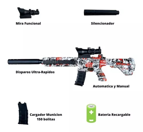 M4 Hydrogel Machine Gun