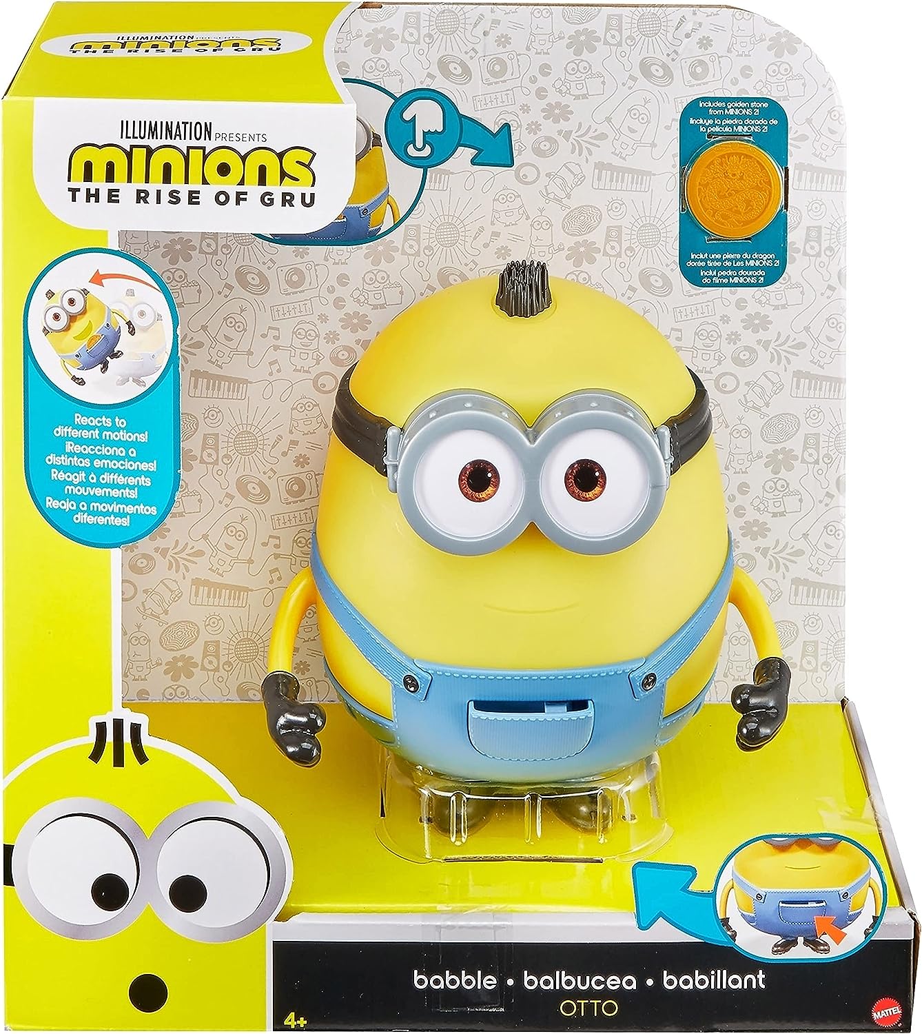 Minions Otto Mi Amigo Parlanchín Figura Interactiva de 7''