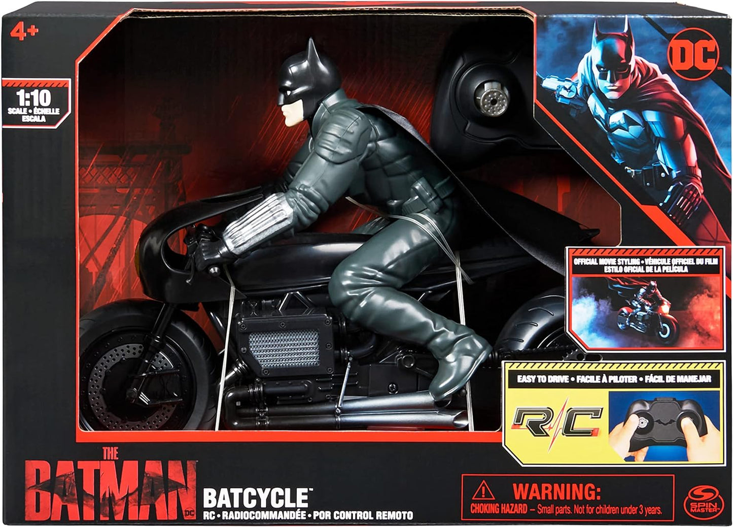 BATMAN Movie Remote Control Batbike 