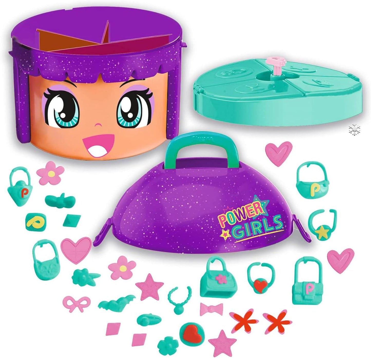 Pinypon Power Girls Cabeza Morada Edición Especial