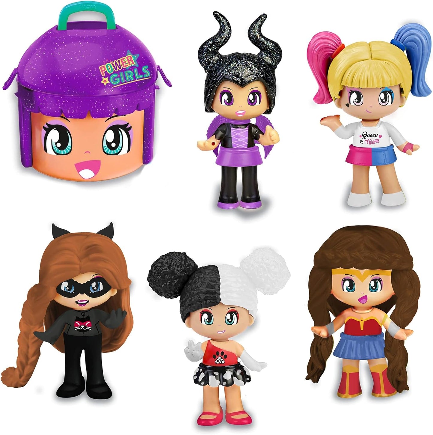 Pinypon Power Girls Cabeza Morada Edición Especial