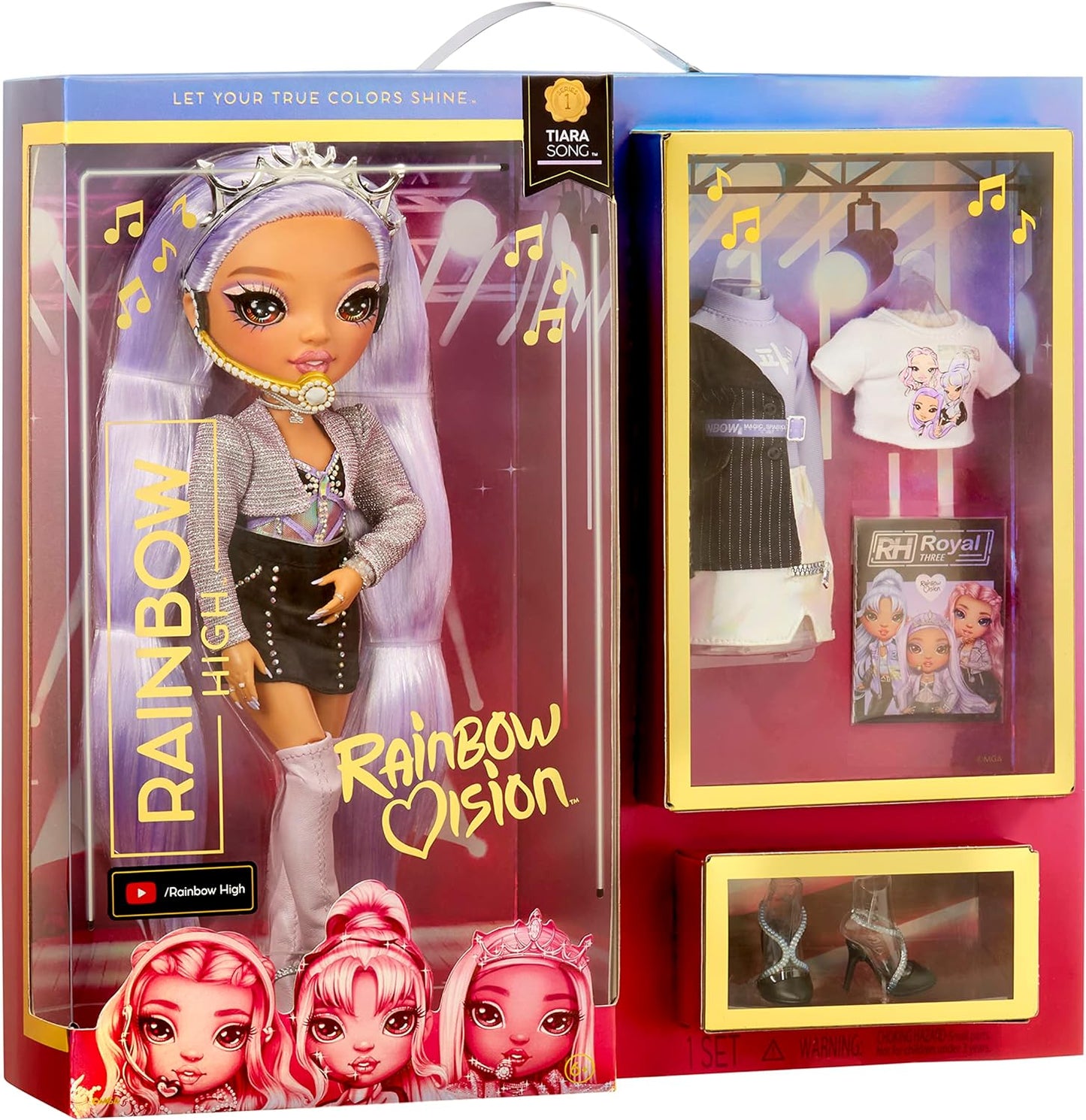 Rainbow High Rainbow Vision Royal Three K-Pop Fashion Doll